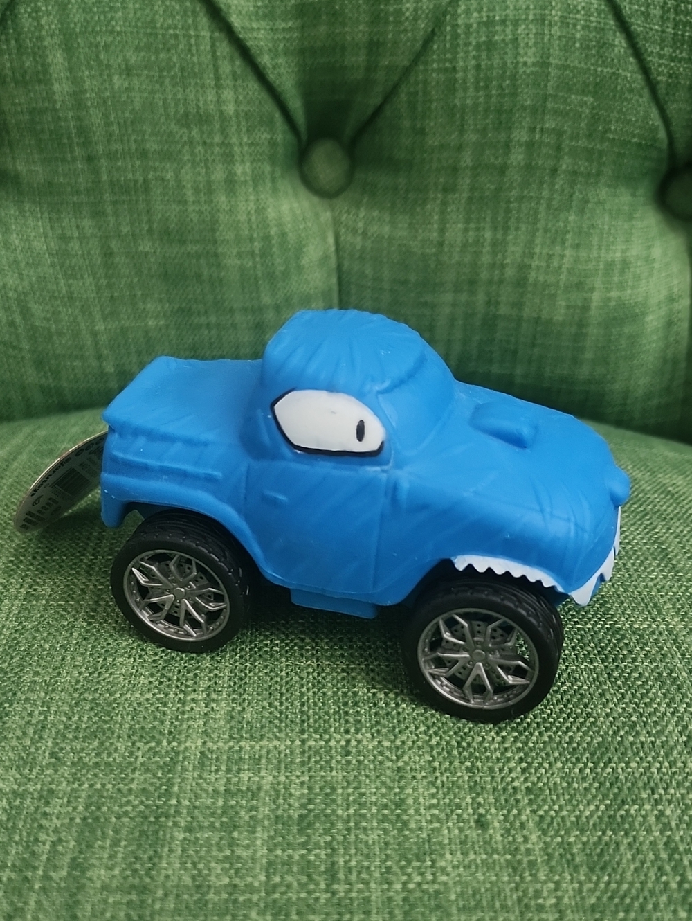 Blue Monster Squishy Stretchy Toy Car